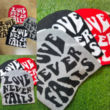 Load image into Gallery viewer, Love Never Fails Beanies
