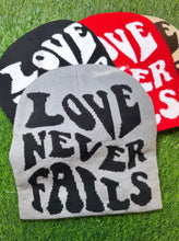 Load image into Gallery viewer, Love Never Fails Beanies
