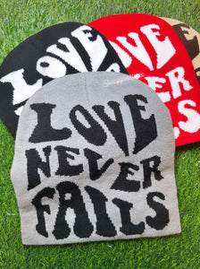 Love Never Fails Beanies