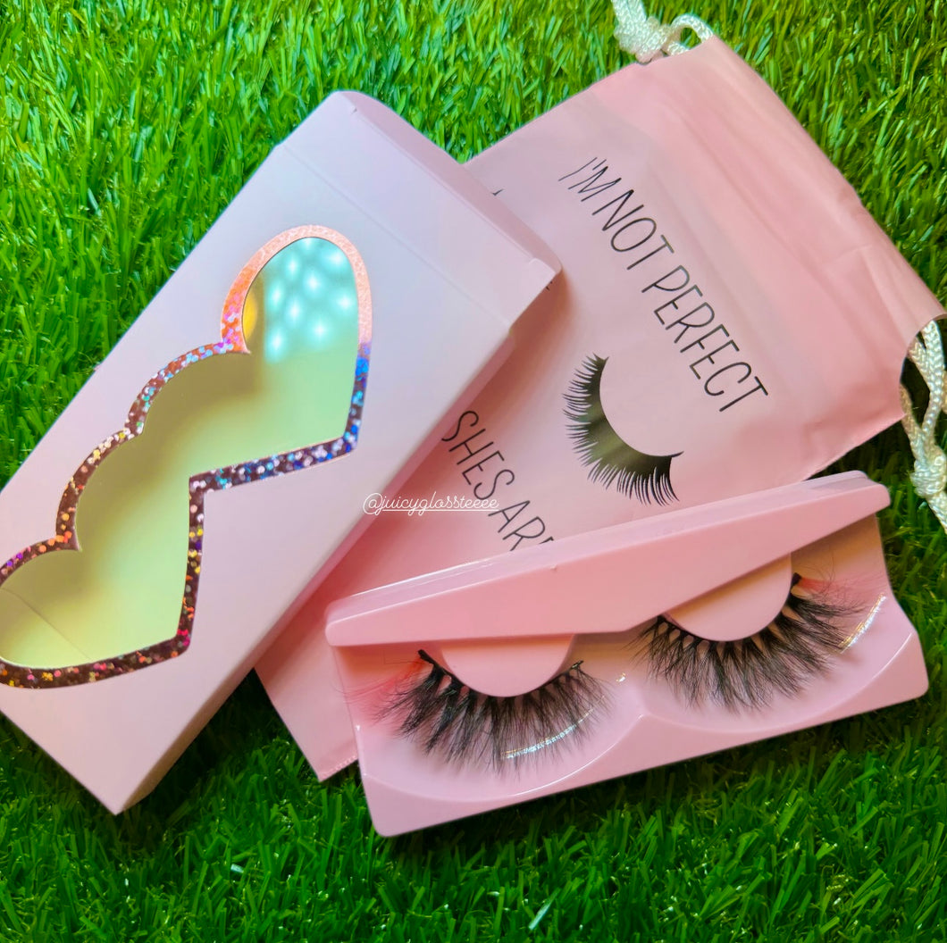 Pink Print Lashes