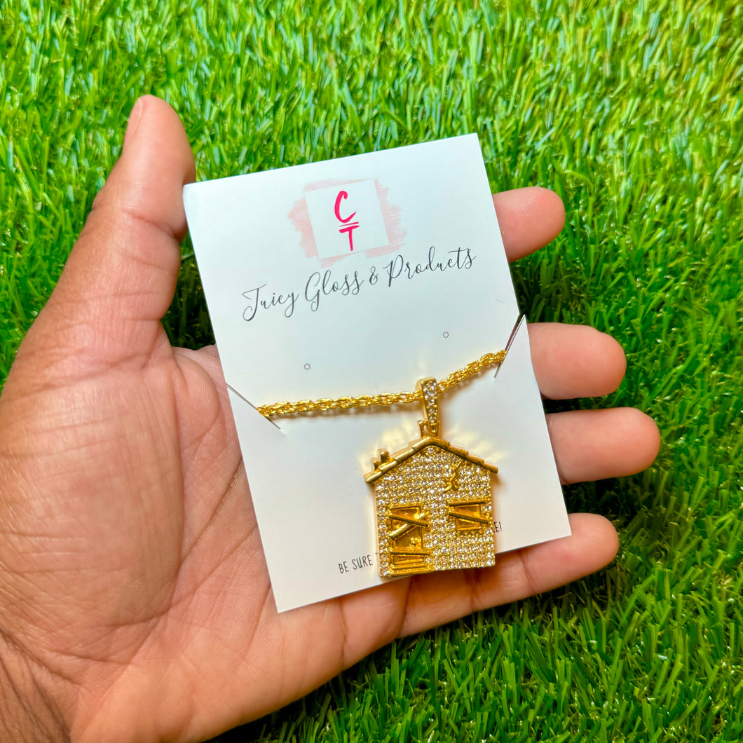 T House Necklace