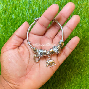 Elephant Bangle Bracelet