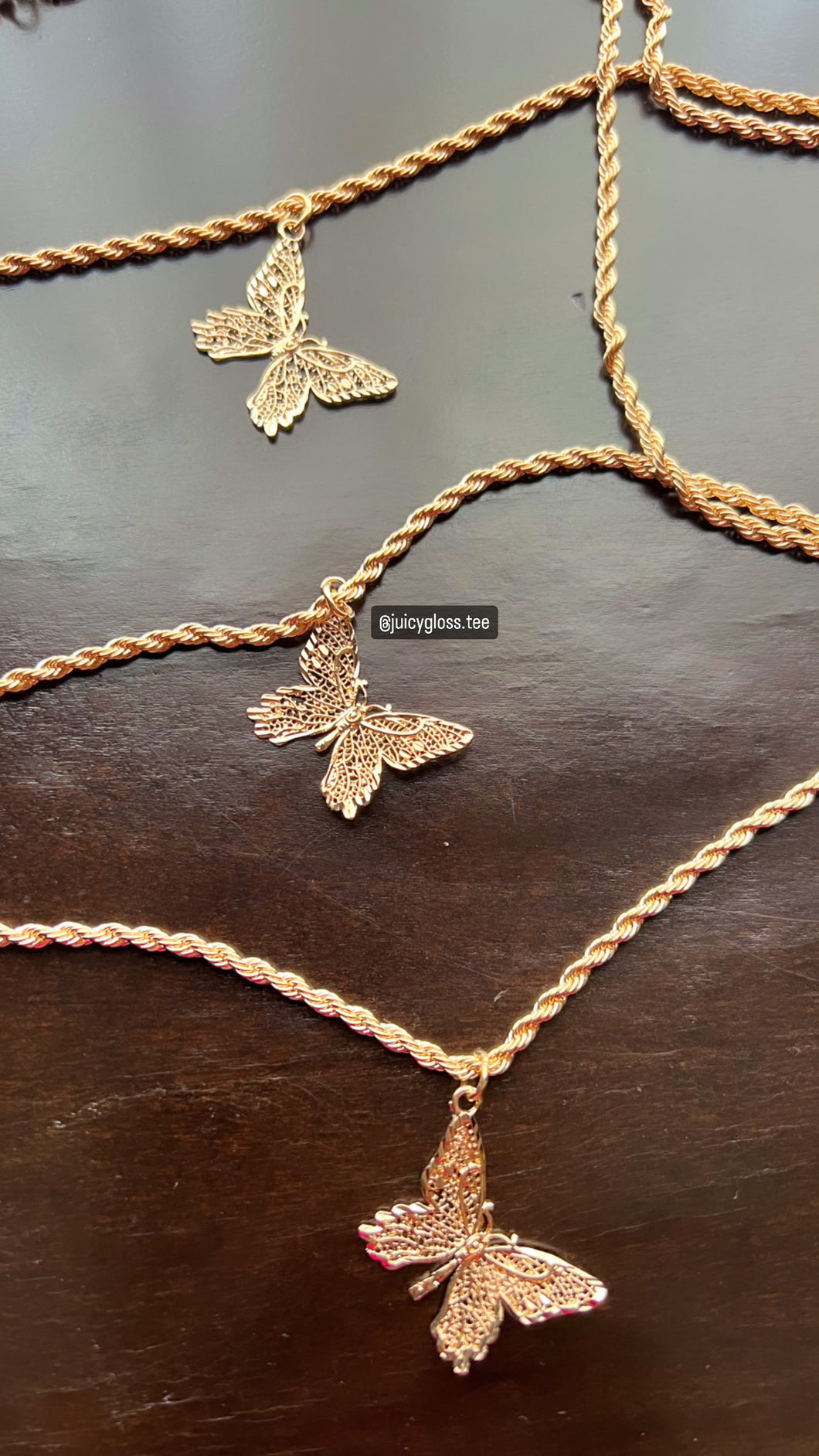 Gold butterfly Waist Chain