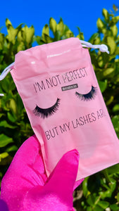 Pink Print Lashes