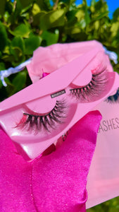 Pink Print Lashes